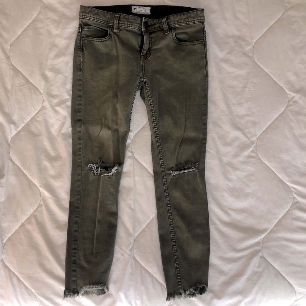 Free People Distressed Denim